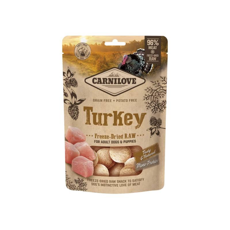 CARNILOVE Poslastica za štence i odrasle pse, Puretina, Grain-free, 60g