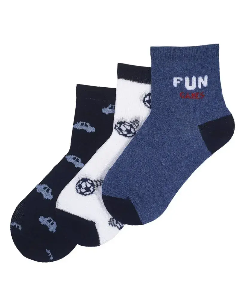Chicco Set čarapa za dječake Fun, Različite boje