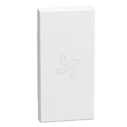 BTicino AX Tipka za ventilator Light Now YW4916R, Bijela