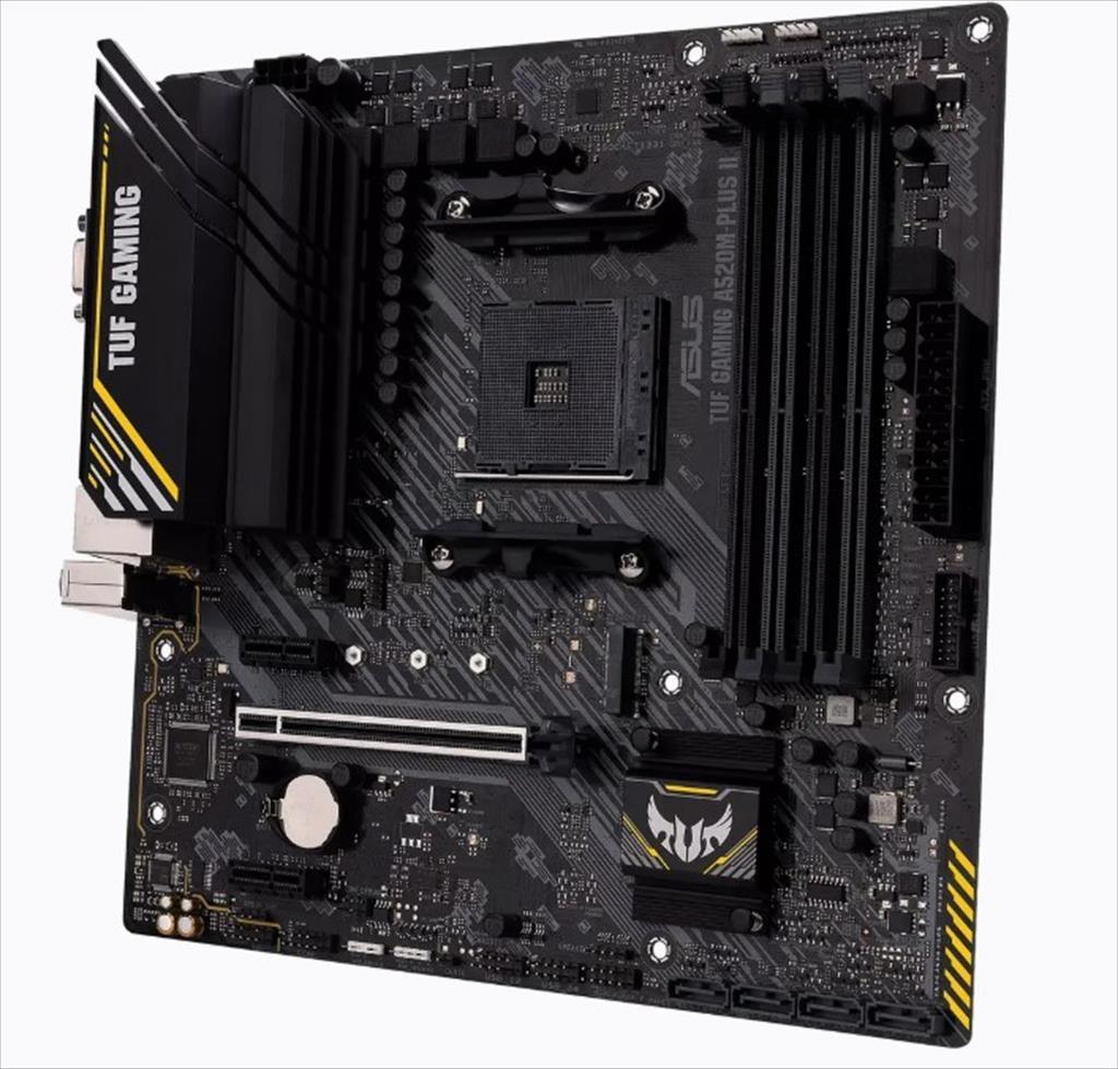 Asus matična ploča AM4 A520M-Plus II Tuf Gaming 4X DDR4 4866Mhz (O.C), HDMI, DP, VGA, 1X PCI EC16, 2X PCI EX1, 1X M.2, 4X SATA III, 90Mb 17G0-M0Eay0