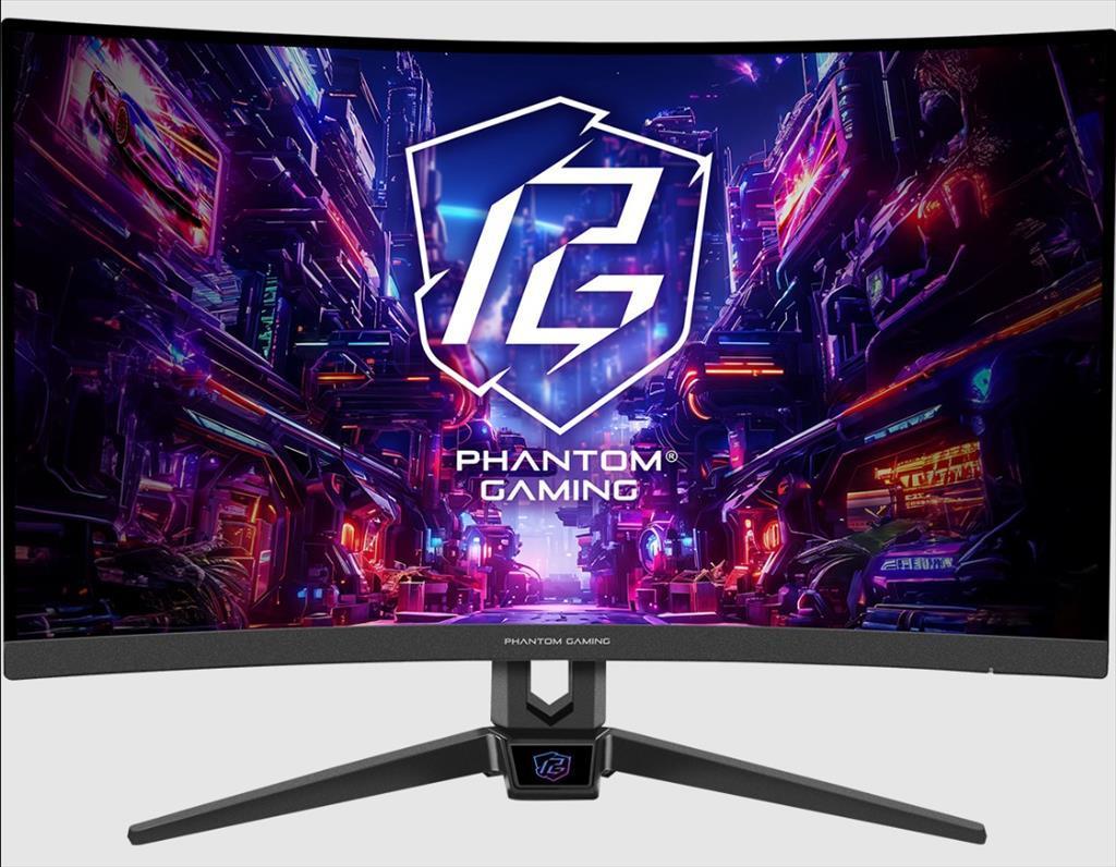 Asrock monitor 27" Phantom Gaming PG27Frs1A zakrivljeni, 1920 X 1080 pri 280 Hz, VA panel, Amd Freesync Premium, 1Ms, 2X HDMI 2.0, 1X Dp, okretanje+nagib, zvučnik: 2Wx2, 90Lxa0G0-A0E1A0V