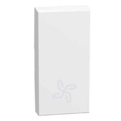 BTicino Tipka za ventilator Light Now YW4915R, Bijela