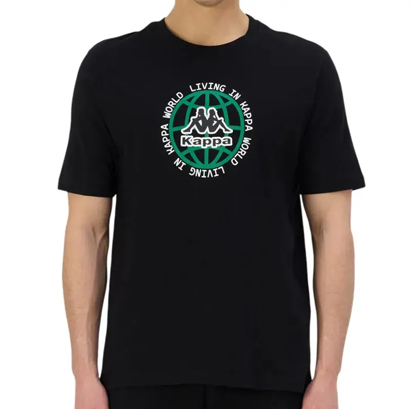 Muška majica Kappa s logom Gunno, crna