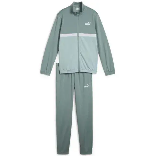Puma trenerka za dječake, poliester, sivo-zelena