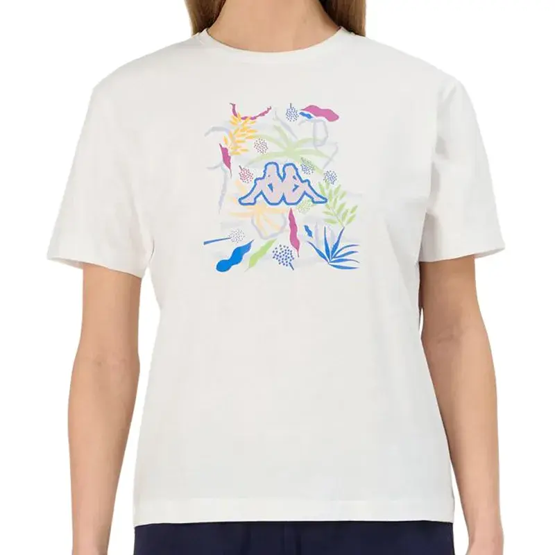 Kappa ženska majica kratkih rukava s logom Gamino, bijela