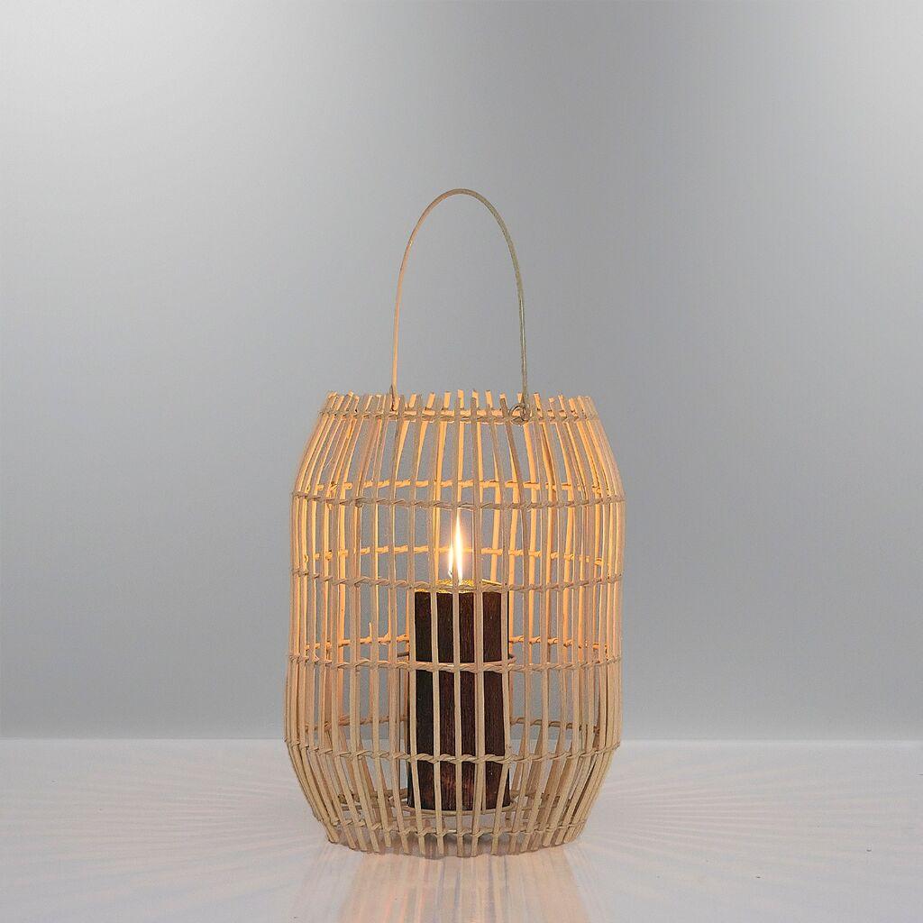 Opviq svijećnjak 1023, hrast i bambus, 23x30 cm