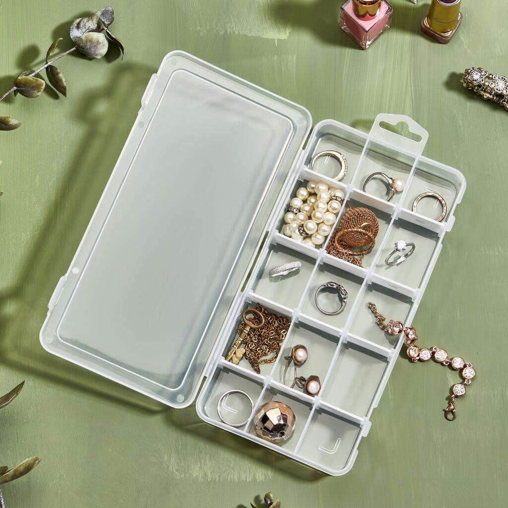 Aberto Design kutija za nakit ORG-2021, 20x10x3 cm, bijela