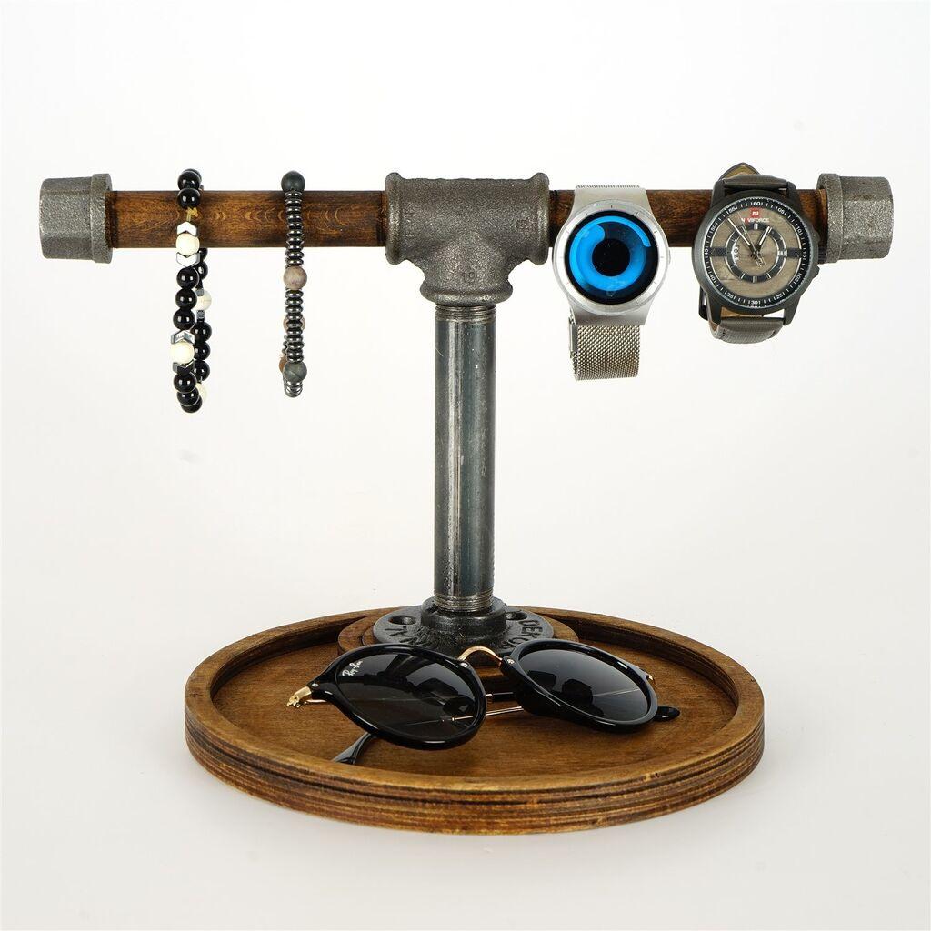 Aberto Design Držač za sat BORURAF272, 33x20x15 cm, Smeđa