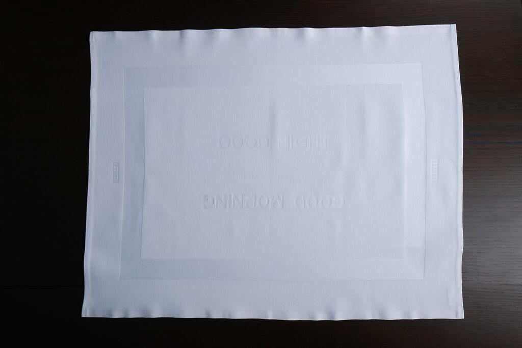 Aberto Design stolnjak Fle0482c, pamuk, 55 x 70 cm, bijela