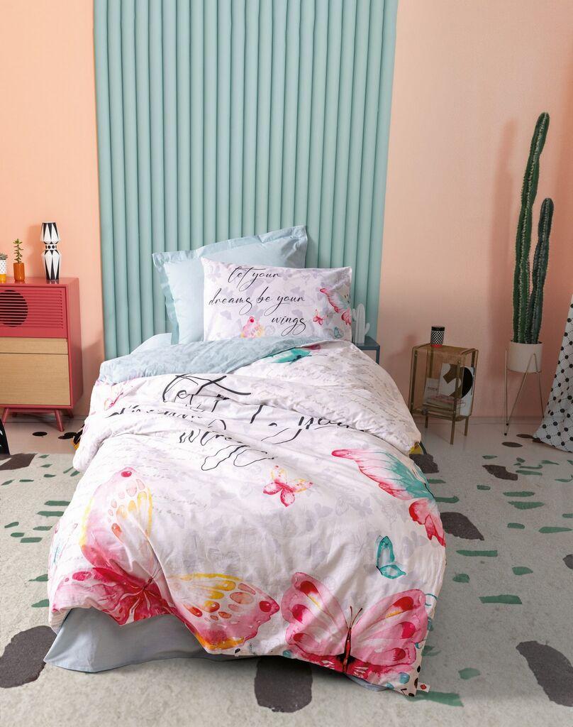 L'essentiel Maison Set dječja posteljina za jednu osobu Wings, 160x220 cm, Mint