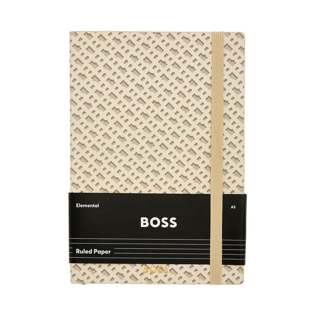 Hugo Boss Notes sa monogramom HNH412GL, A5, Bež