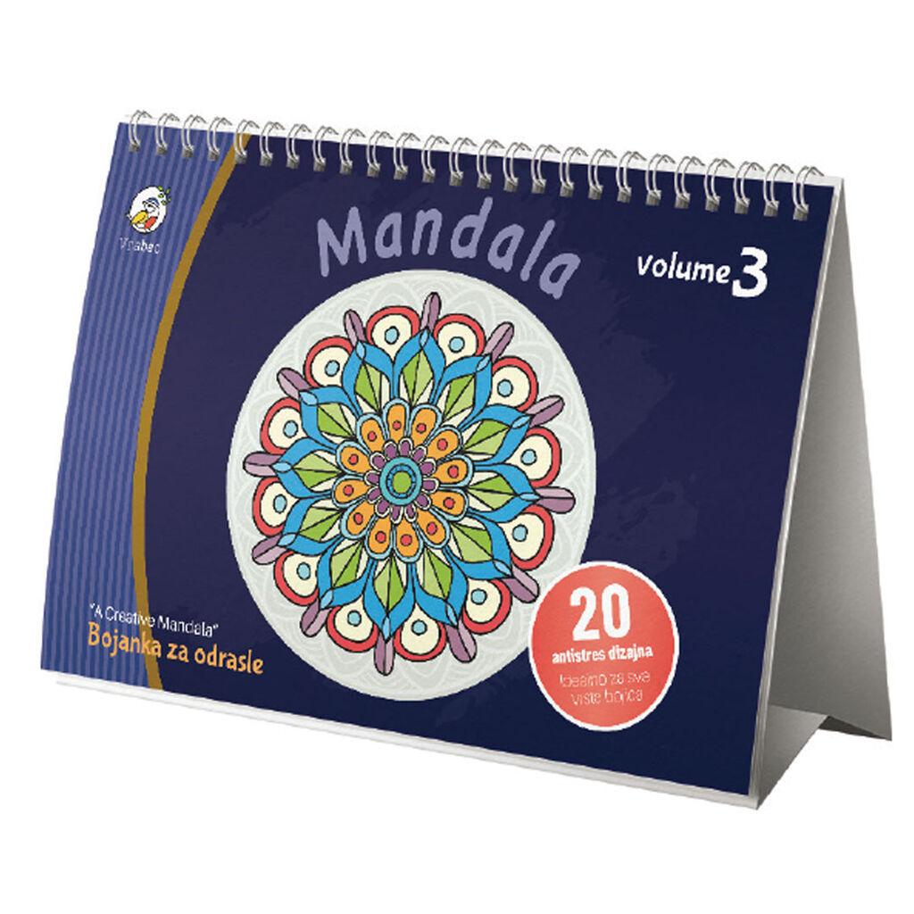 Vrabac Bojanka Tavolo, Creative Mandala vol.3, Šarena