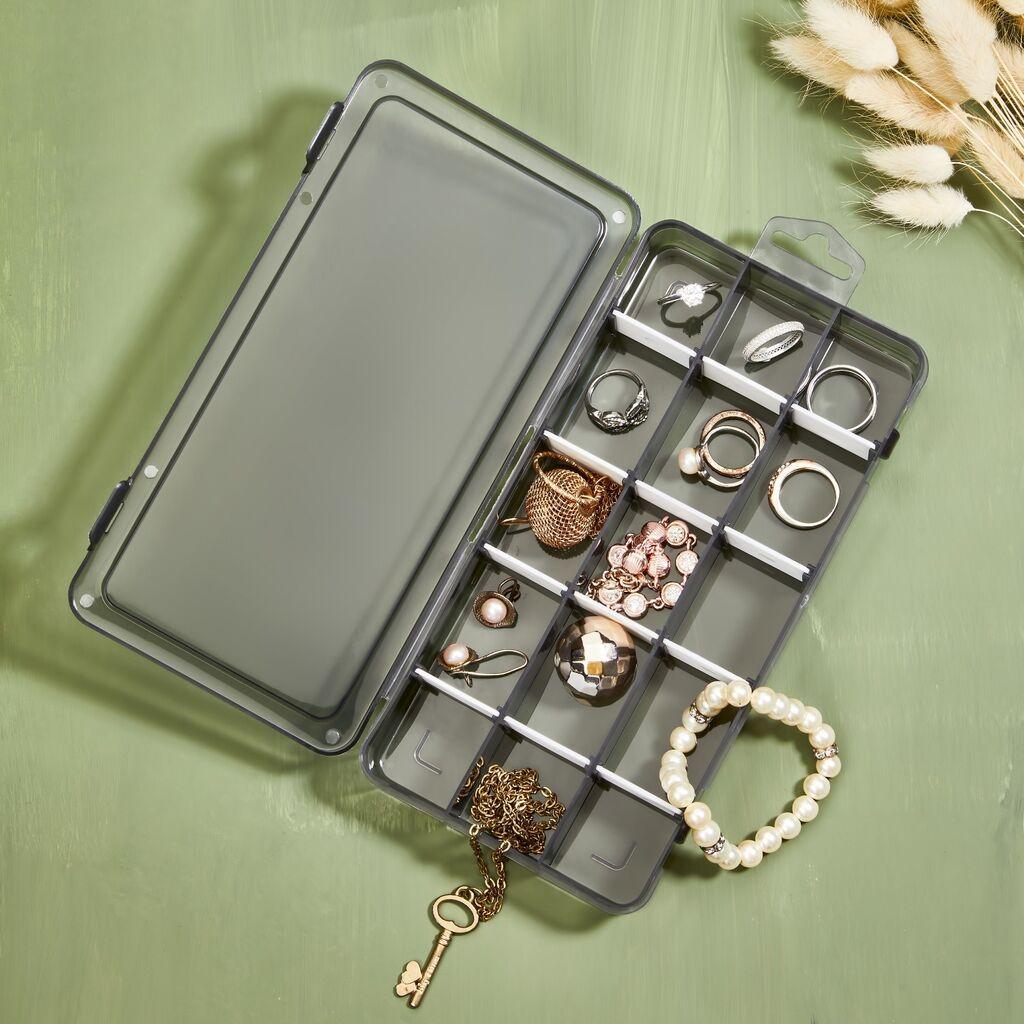 Aberto Design kutija za nakit ORG-2020, 20x10x3 cm, crna