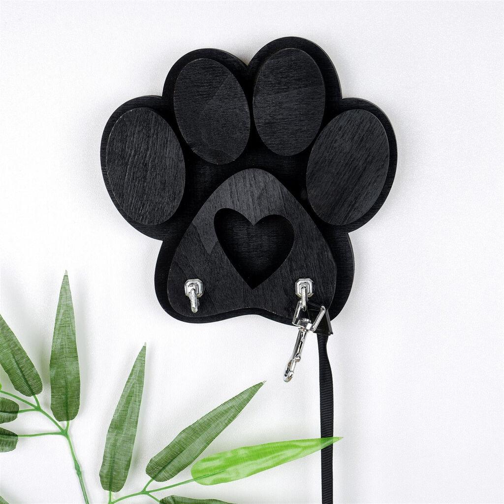 Držač za povodac Wallity PET028, 17x4x18 cm, crni