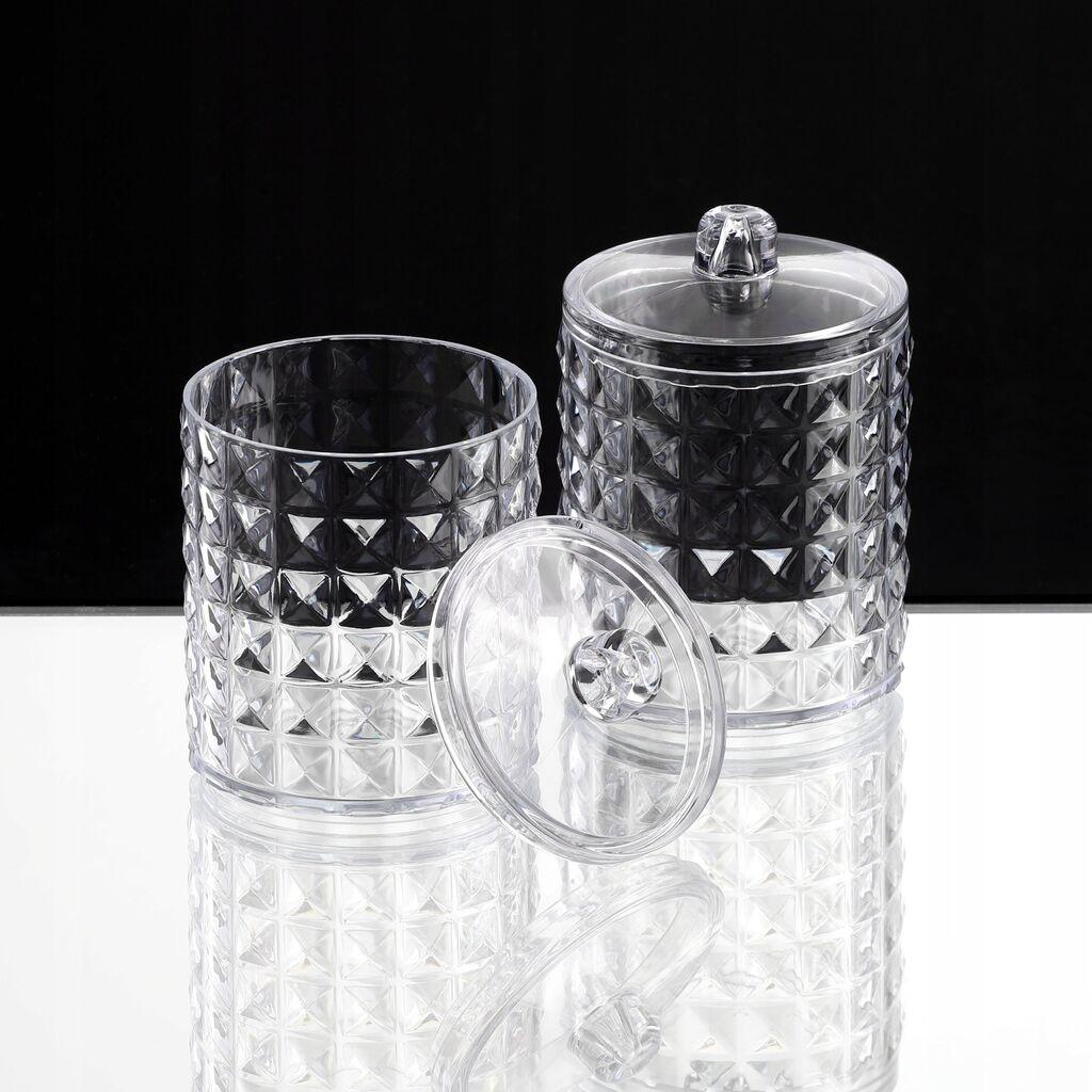 Milleryt Kozmetički organizer za vatice 027, Providni