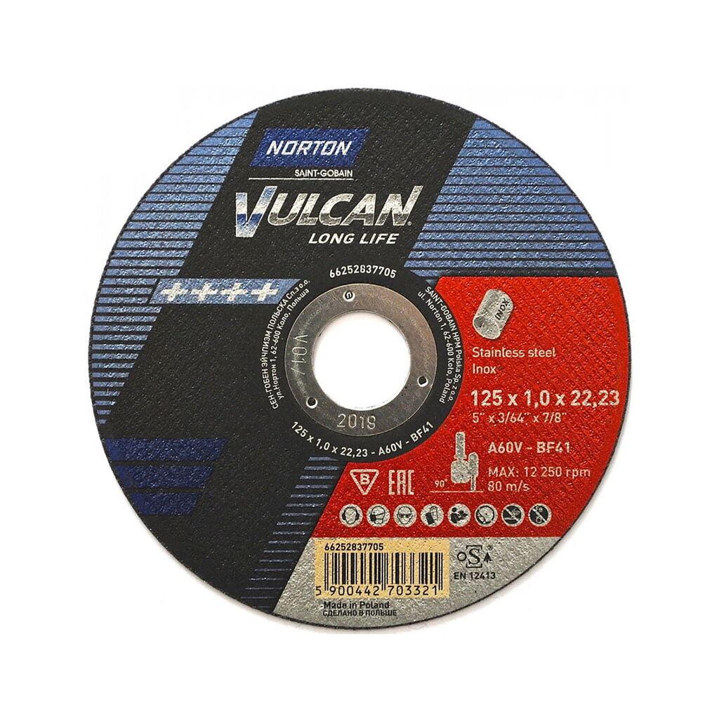 Norton Rezna ploča Vulacn Inox A60V, 125x1x22.23