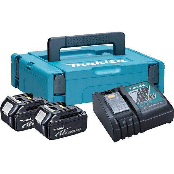 Makita Set LXT Power 2x baterija BL1840 i punjač i Makpac kofer