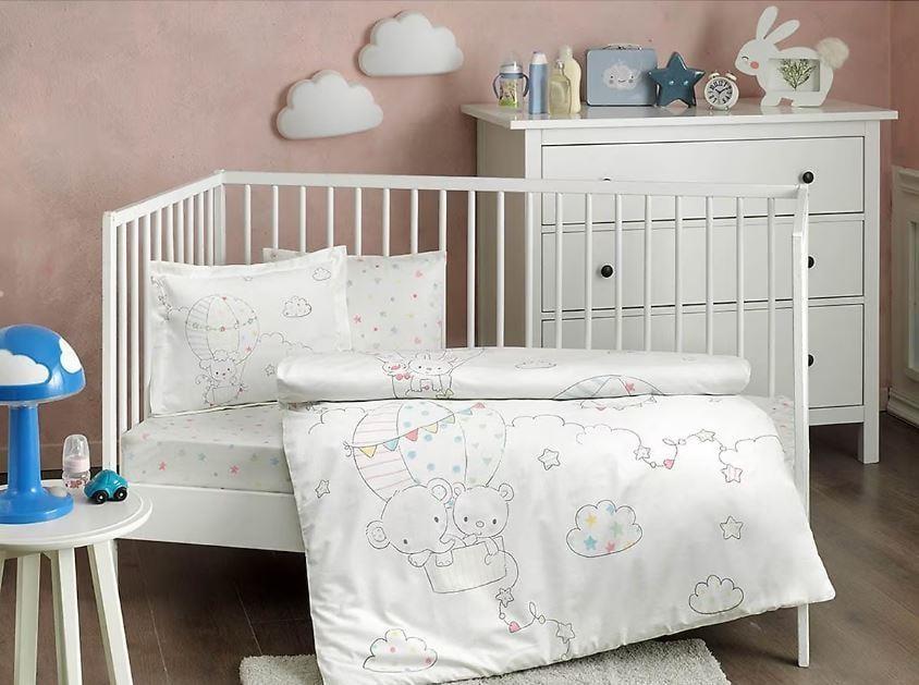 TAC Posteljina Baby Baloon, Siva