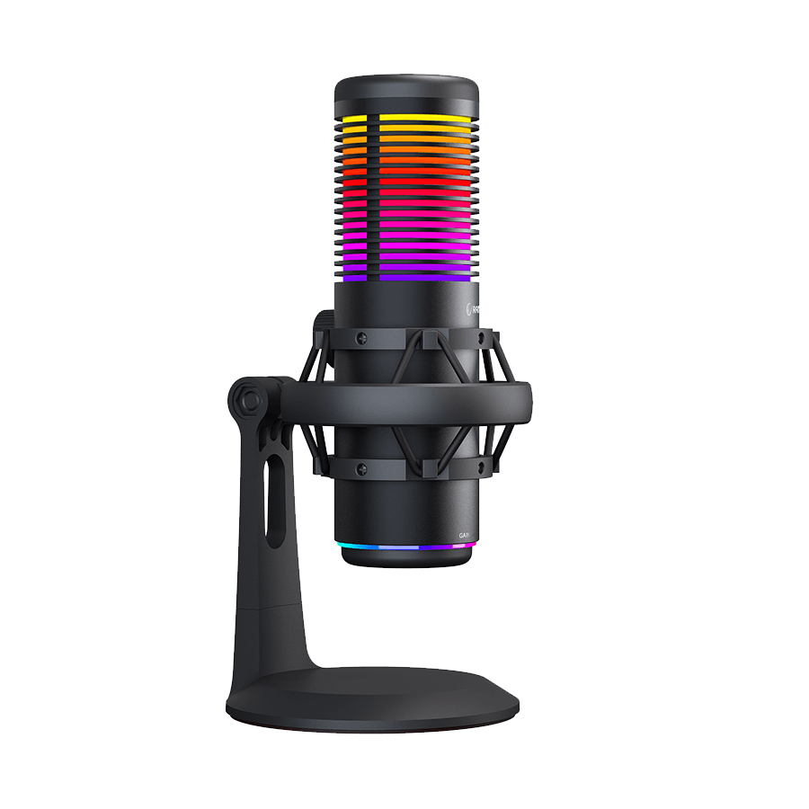 Rampage Gaming mikrofon Bemol, RGB, Crni