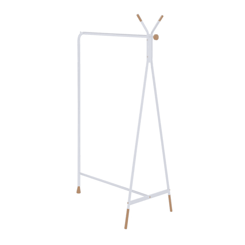 Milleryt Organizator odijeće Cricket, Čelična cijev+Drvo, Bijeli