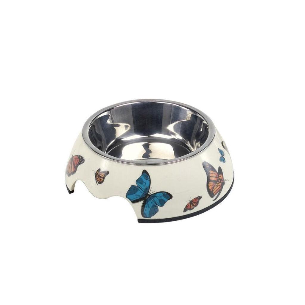 Nobby Posuda za vodu Butterfly, 15x4.5cm, 160ml, Bijela