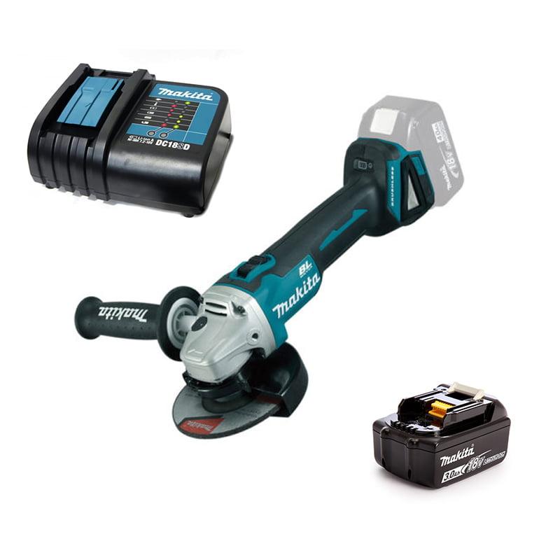 Makita Aku ugaona kutna brusilica DGA504RF1