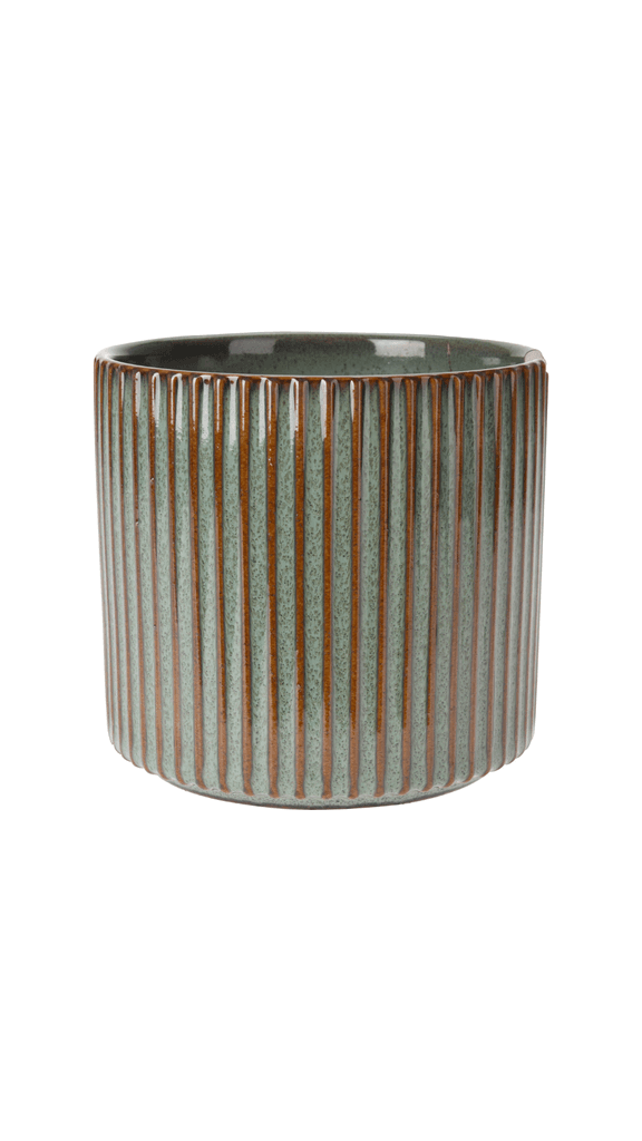 Millery Saksija za cvijeće Zeleni embos BP2000520, 14x13 cm, Zelena