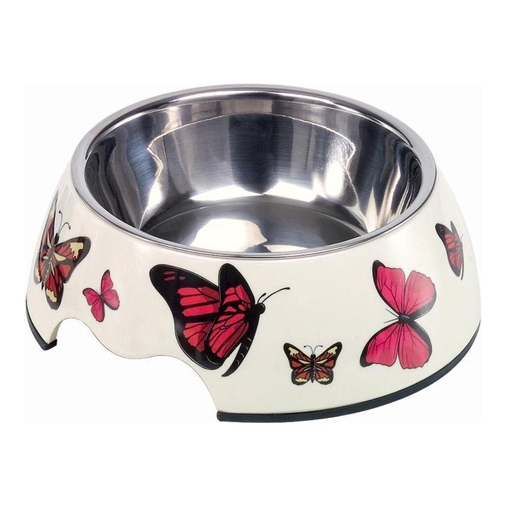 Nobby Posuda za hranu Buterfly, 22x7.5cm, 700 ml, Bijela