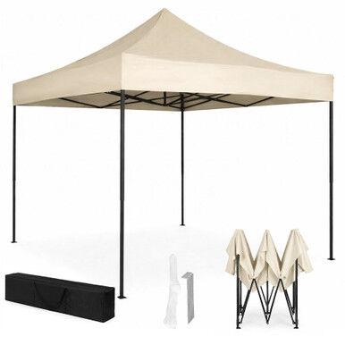 MultiGarden Automatski sklopivi vrtni paviljon, 3x3m, Bež
