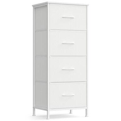 Songmics Komoda s ladicama LGS314WH01, 30x39.6x95.2cm, Bijela