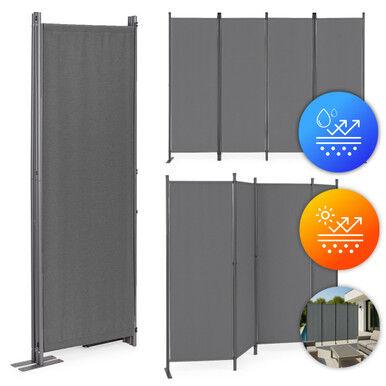 MultiGarden Sklopiva vrtna i sobna pregrada s 4 panela, 167x216cm, Siva