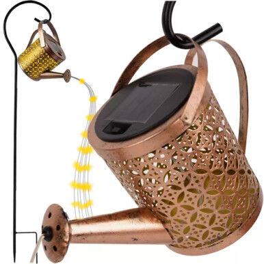 Gardlov Solarna vrtna lampa Kanta za zaljevanje, 81.5x23x10cm, Zlatna boja