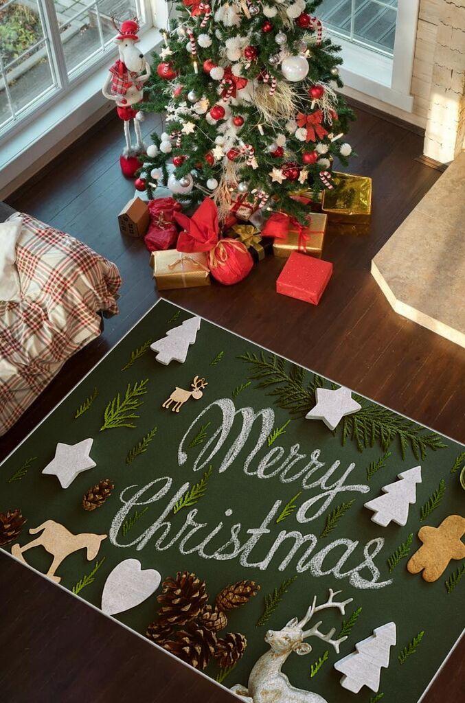 Conceptum Hypnose tepih s novogodišnjim motivima Chr_10, pravokutni, 80 x 140 cm, šareni