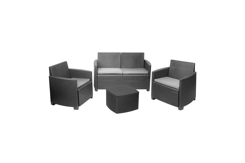 Baštenski set Vesuvio antracit