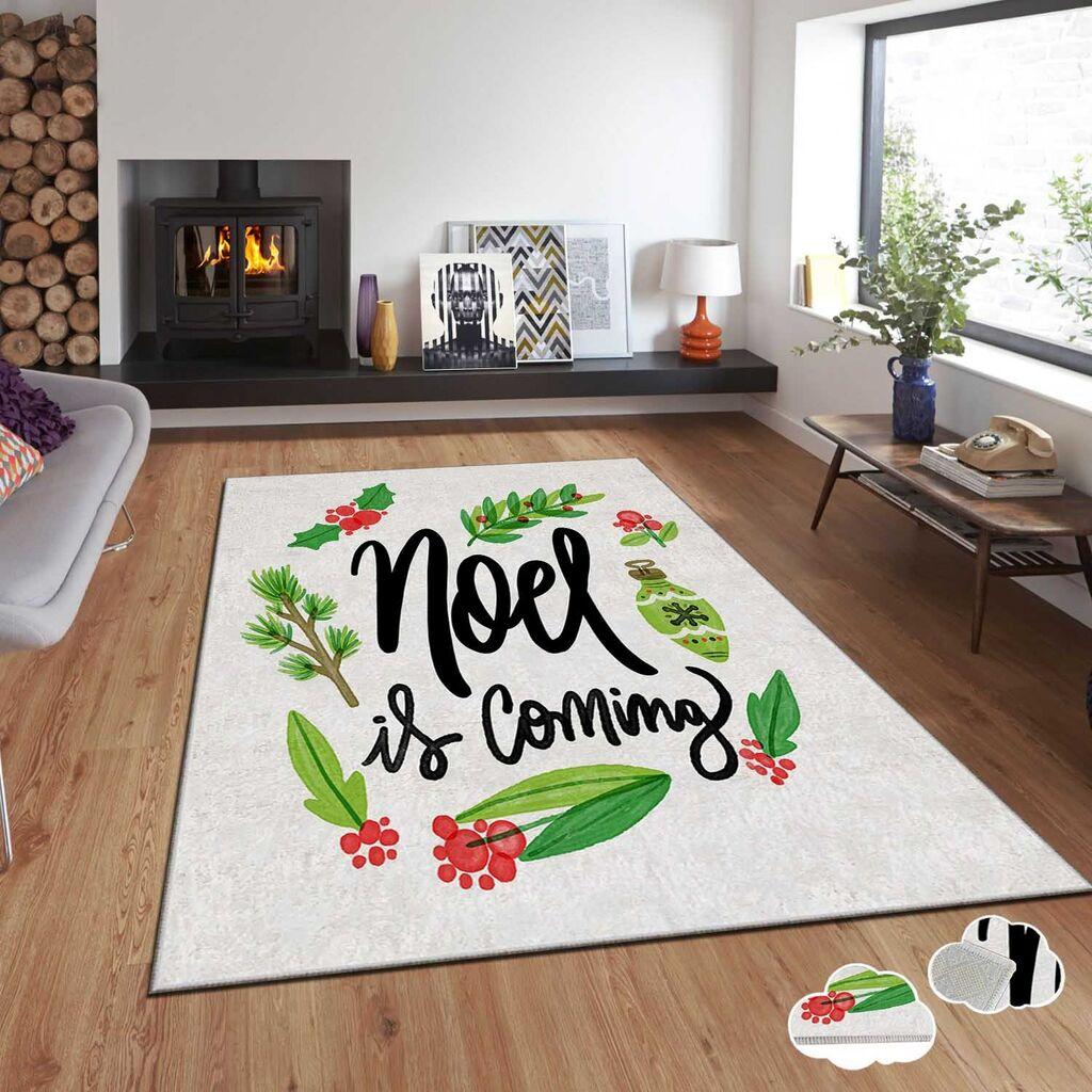 Conceptum Hypnose tepih s novogodišnjim motivima Asr-Crpt-66, Pravougaoni, 160 x 230 cm, Šareni