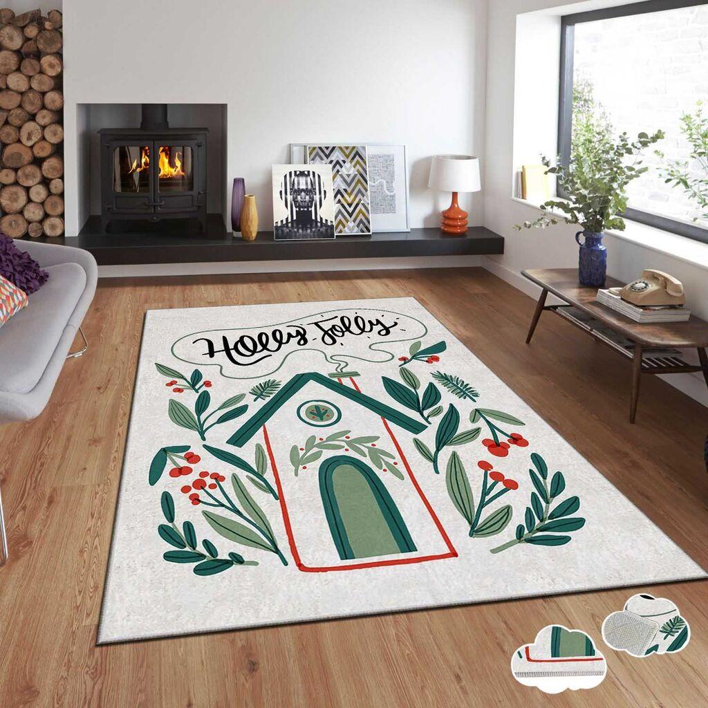 Conceptum Hypnose Tepih sa novogodišnjim motivima Asr-Crpt-56, Pravougaoni, 180 x 280 cm, Šareni