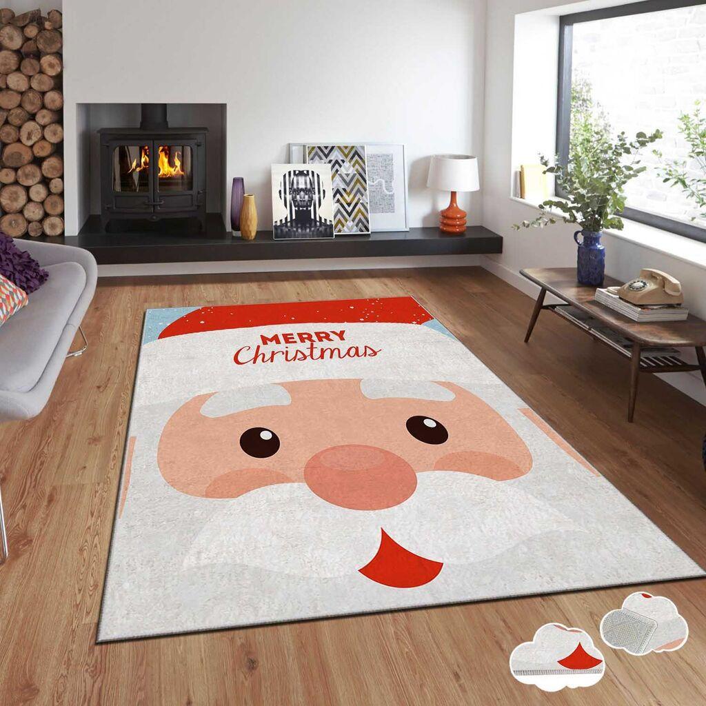 Conceptum Hypnose Tepih sa novogodišnjim motivima Asr-Crpt-85, Pravougaoni, 100 x 140 cm, Šareni