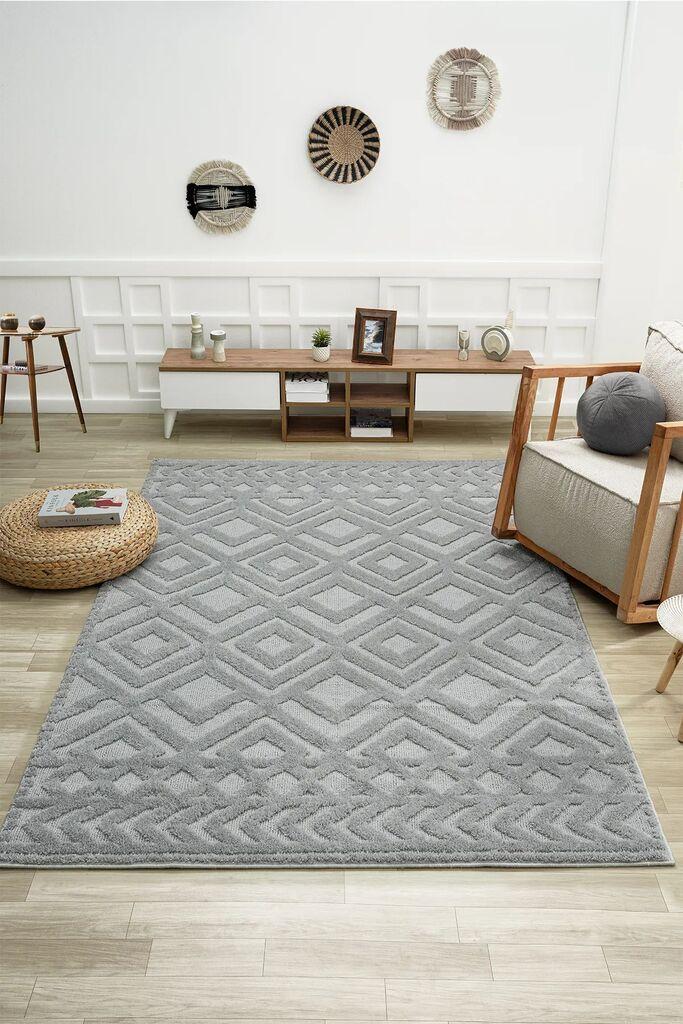 Conceptum Hypnose tepih 830B, pravougaoni, 60 x 110 cm, siva