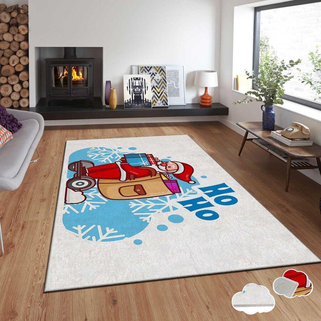Conceptum Hypnose tepih s novogodišnjim motivima Asr-Crpt-14, Pravougaoni, 160 x 230 cm, Šareni