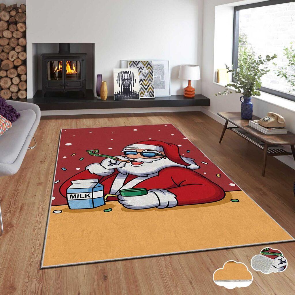 Conceptum Hypnose tepih s novogodišnjim motivima Asr-Crpt-49, Pravougaoni, 80 x 140 cm, Šareni