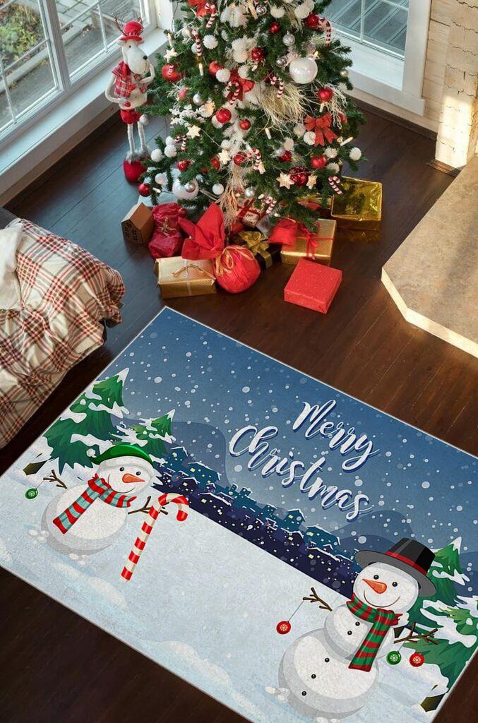 Conceptum Hypnose Tepih sa novogodišnjim motivima Chr_9, Pravougaoni, 100 x 140 cm, Šareni