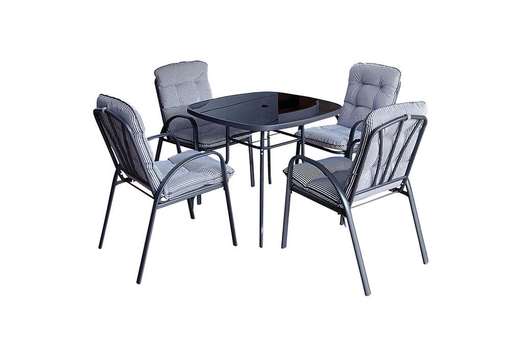 Green Bay Baštenski set Veneto, crnosivi