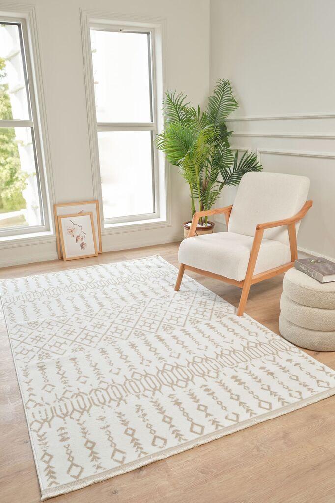 Conceptum Hypnose tepih Moderno 3331, pravougaoni, 100 x 300 cm, krem-bež