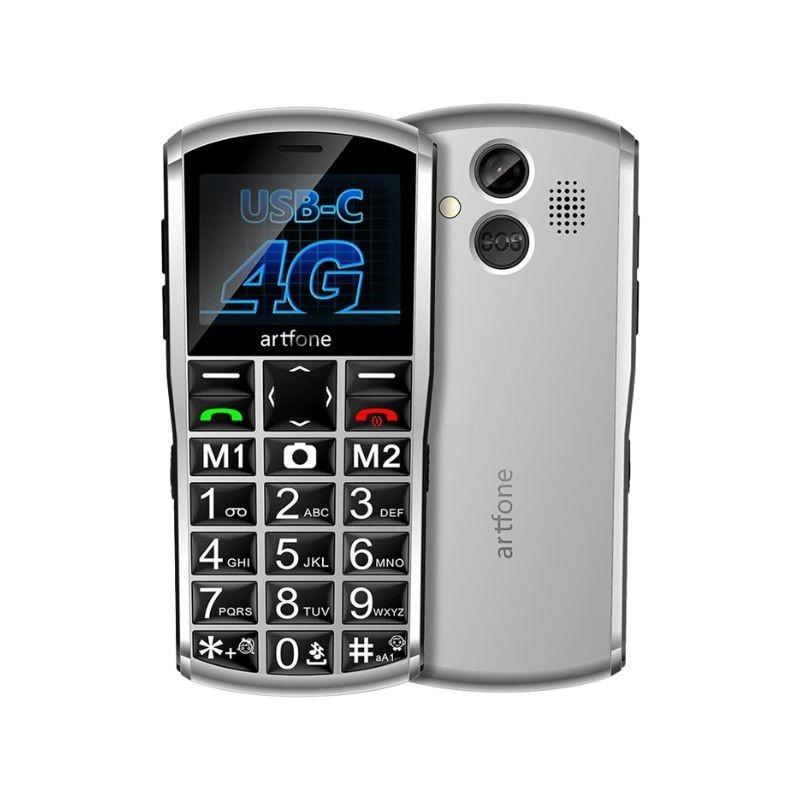 Artfon Telefon na tipke A400 4G , Sivi