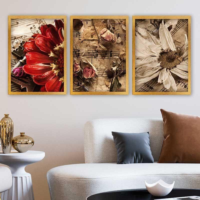 Wallity Set uramljenih slika 3AC_2292074, 3 dijela