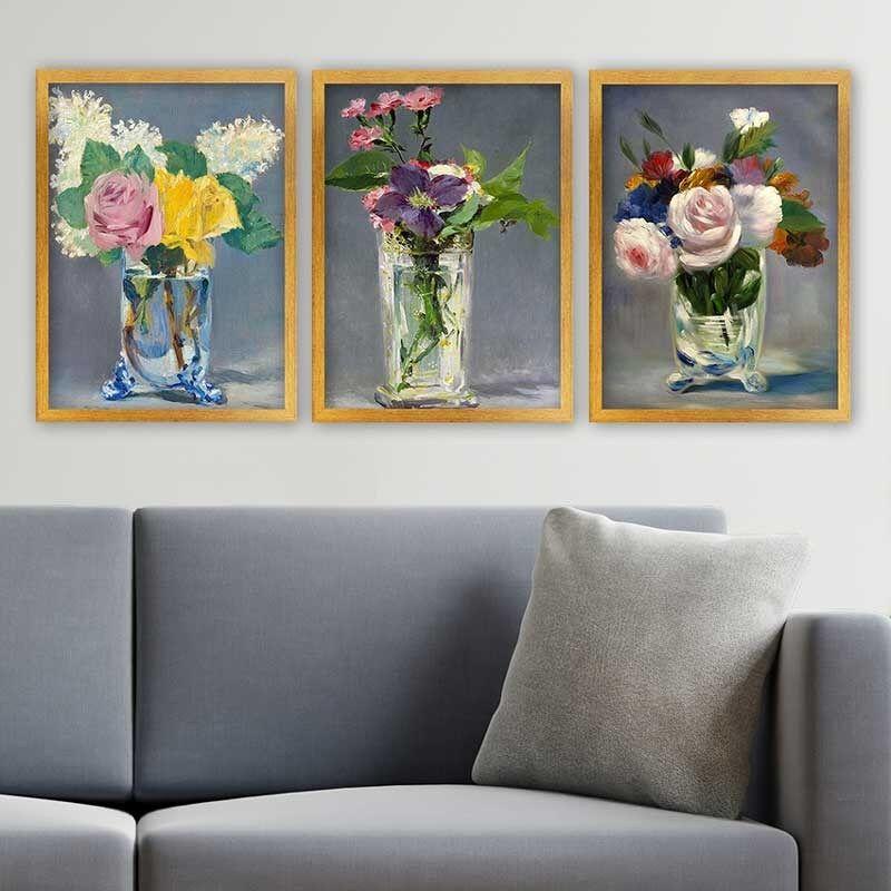 Wallity Set uramljenih slika 3AC_UN7124565, 3 dijela