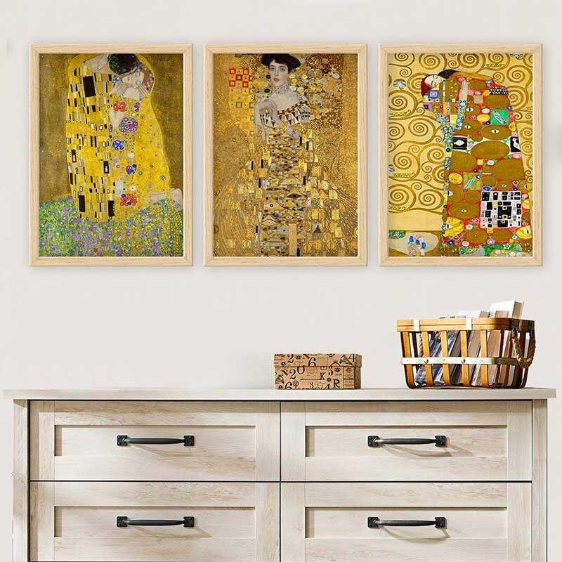 Wallity Set uramljenih slika 3NTC_UN3847949 , 3 dijela