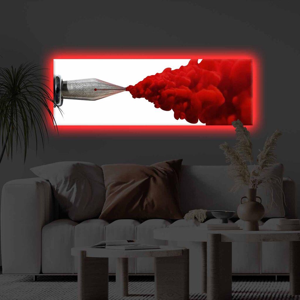 Zidna slika sa LED osvjetljenjem 3090KTLGDACT - 007, 30x90 cm