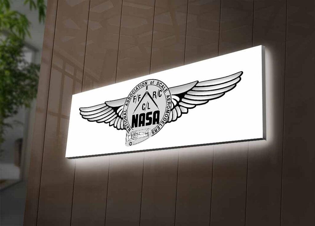 Zidna slika sa LED osvjetljenjem 3090NASA-013, 30x90 cm