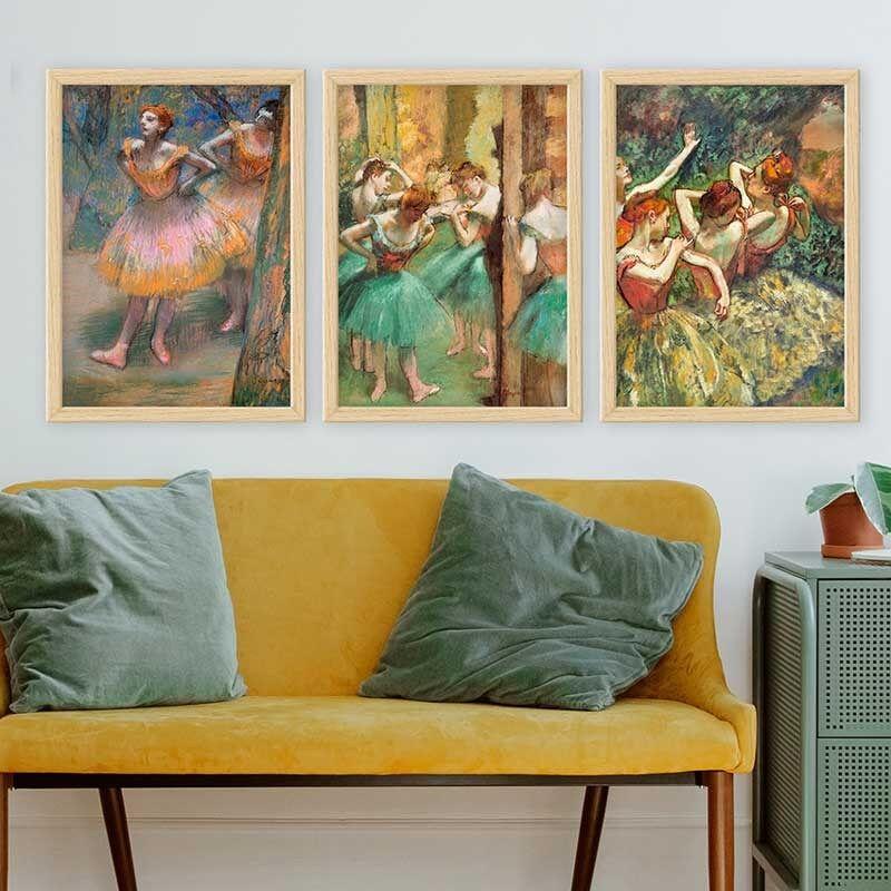 Wallity Set uramljenih slika 3NTC_UN2684790, 3 dijela